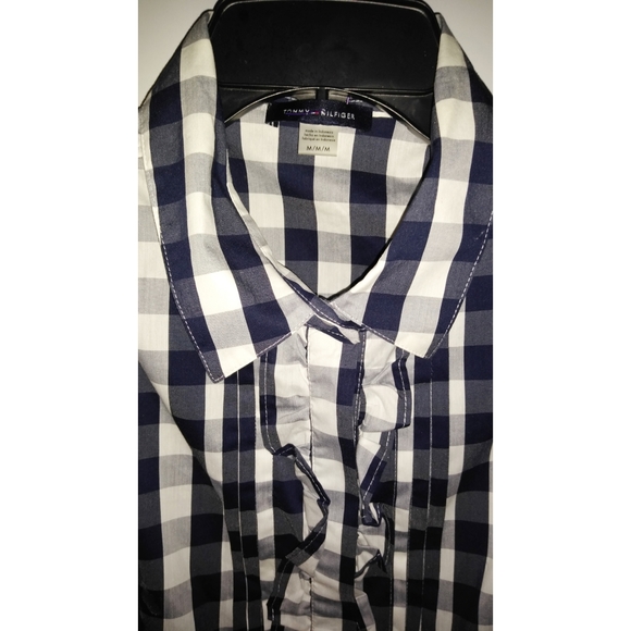 NWOT Tommy Hilfiger Sleeveless Plaid Top Shirt - Picture 2 of 5